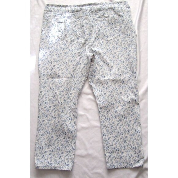 Women's Mario Serrani Floral Pattern Rayon Waist Stretch Pants Sz XXL (WP142) - Picture 8 of 8